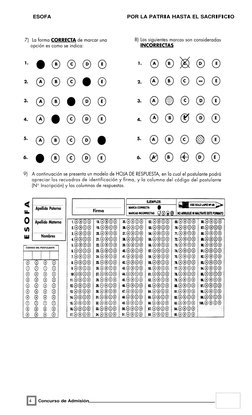 4      Concurso de Admisión 
ESOFA                                            POR LA PATRIA HASTA EL SACRIFICIO