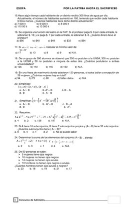 6      Concurso de Admisión 
ESOFA                                            POR LA PATRIA HASTA EL SACRIFICIO 
 
 
15.Hac