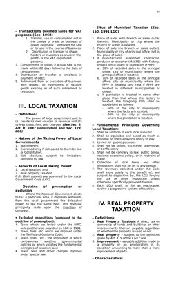  Transactions deemed sales for VAT
purposes (Sec. 106B)
1.
Transfer, use or consumption not in
the course of trade or busine