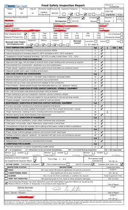 Food Safety Inspection Report
Reference #
103896508
Region
West
Map #
105
Insp. ID
61
Premises Type
Cafeteria -
Private Acces