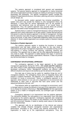 Overview of Management Theories | PDF | System | Systems Thinking