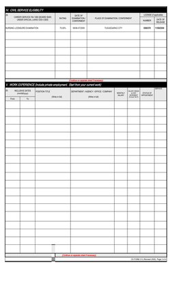 Sample PDS for Nursing Applicants | PDF | Nursing | Government