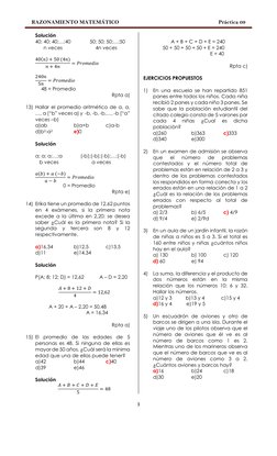RAZONAMIENTO MATEMÁTICO                                                                     Práctica 09 
3 
Solución 
40; 4