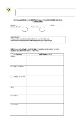 Asignatura: Lenguaje y comunicación.