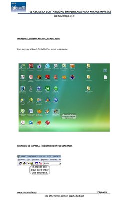 EL ABC DE LA CONTABILIDAD SIMPLIFICADA PARA MICROEMPRESAS 
www.novaconta.org  (http://www.novaconta.org/)