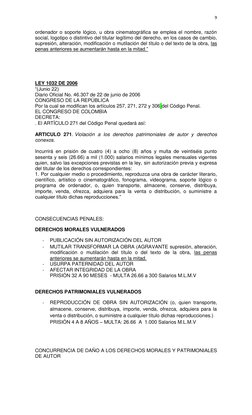 9 
 
ordenador o soporte lógico, u obra cinematográfica se emplea el nombre, razón 
social, logotipo o distintivo del titular