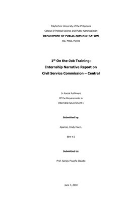 Polytechnic University of the Philippines 
College of Political Science and Public Administration 
DEPARTMENT OF PUBLIC A