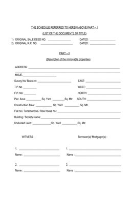 Modt Memorandum of Deposit of Title Deeds | PDF | Mortgage Law | Loans