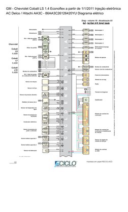 GM - Chevrolet Cobalt LS 1.4 Econoflex a partir de 1/1/2011 Injeção eletrônica
AC Delco / Hitachi AA3C - 86AA3C26126420YU Dia