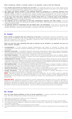 Writing Appendices for Research Papers | PDF | Survey Methodology ...