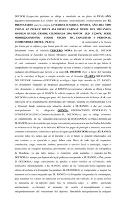 DEUDOR (A),que este  préstamo  se  obliga  a  cancelarlo  en  un  plazo  de UN (1) AÑO, 
pagaderos mensualmente.-Los  fondos