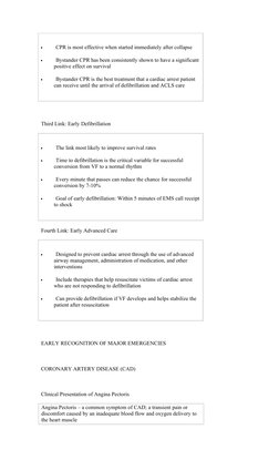 •                 CPR is most effective when started immediately after collapse
•                 Bystander CPR has been c