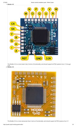 Modbo PS2 Modchip Installation Guide | PDF | Video Game Hardware ...