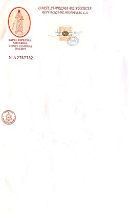 ACTA NOTARIAL
ACTA  NOTARIAL  DE  CONSTATACIÓN  DE  UN  HECHO.-  En  la  Ciudad  de
Tegucigalpa, Municipio del Distrito Centr