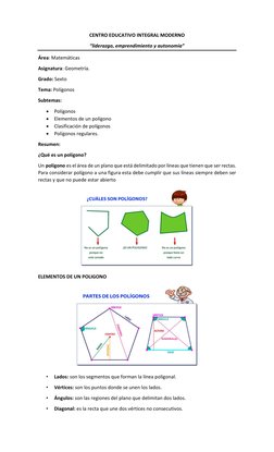 CENTRO EDUCATIVO INTEGRAL MODERNO 
“liderazgo, emprendimiento y autonomía” 
Área: Matemáticas 
Asignatura: Geometría. 
Grado: