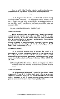02 Labor-Law-Suggested-Answers-2019 PDF | PDF | Employment | Labour Law