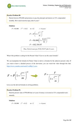 Science, Technology, Engineering and Mathematics 
General Mathematics 
SY 2020 – 2021 
Page 8 of 15 
 
 
 
Practice Probl