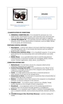 MONITOR
Source:   https://www.computerhope.com
 
  (https://www.computerhope.com/)
/jargon/m/monitor.htm 
SPEAKER
Source: htt