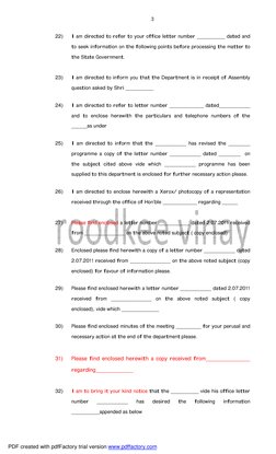 Government Letter Format Guidelines | PDF | Government