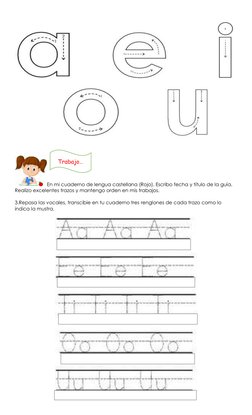 Actividades de Vocales para Primer Grado | PDF