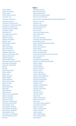 Aventura - Obsesión
Betty Missiego - Su canción
Aventura - Por un segundo
Beyoncé - Si yo fuera un chico
Aventura - Un beso
B