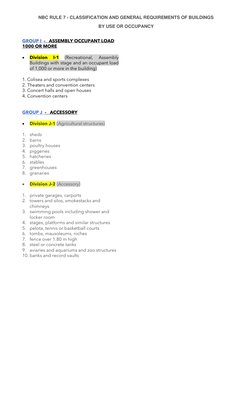 Building Occupancy Classifications in the Philippines | PDF | Clinic ...