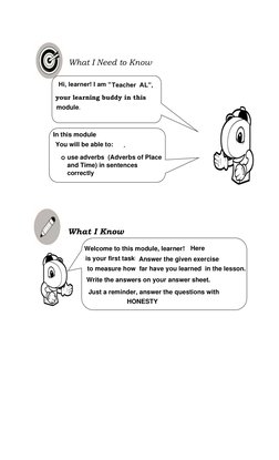 What I Need to Know   
  
  
  
  
  
  
  
  
  
  
  
  
  
  
  
What I Know