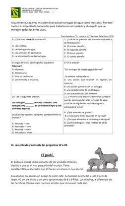 Actualmente, cada vez más personas buscan tortugas de agua como mascotas. Por este 
motivo es importante conocerlas para trat