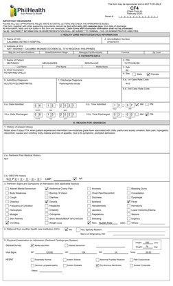 PhilHealth Claim Form 4 Instructions | PDF | Medical Specialties ...