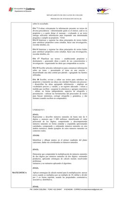 DEPARTAMENTO DE EDUCACION DE COELEMU