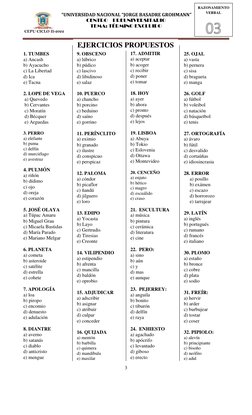 “UNIVERSIDAD NACIONAL “JORGE BASADRE GROHMANN” 
CENTRO    PREUNIVERSITARIO 
TEMA: TÉRMINO EXCLUIDO 
 CEPU CICLO II-2022 
 
3