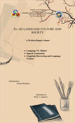 Republic of the Philippines
Province of Cebu
CONSOLACION COMMUNITY