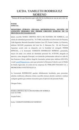 LICDA. YAMILETH RODRIGUEZ
MORENO
“Somos de los que hacemos que cada día la excelencia no sea un acto sino un
hábito”.
PODER
E
