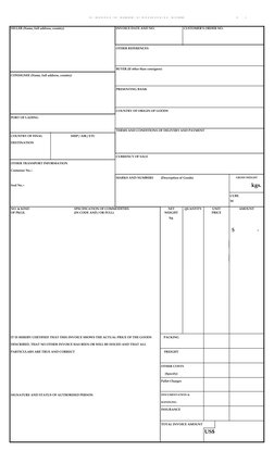 CARICOM Invoice Template Overview | PDF | Invoice | Cargo