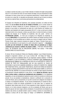 no estaba en periodo de prueba, ya que el haber ordenado mi traslado del renglón presupuestario
022 al 011 no es sinónimo de