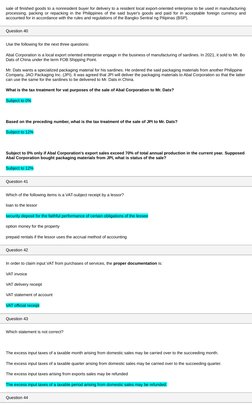 sale of finished goods to a nonresident buyer for delivery to a resident local export-oriented enterprise to be used in manuf