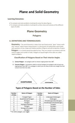 Plane and Solid Geometry | PDF | Area | Triangle