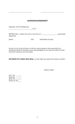 _________________________               _________________________
ACKNOWLEDGEMENT
Republic of the Philippines)
______________