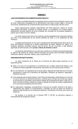 ESCUELA DE SUBOFICIALES Y AGENTES (DIP) 
“Cnel. José Apolinario Saravia” 
“XLIV° Curso de Formación para Agentes de Policía”.