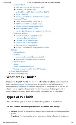 IV Fluids and Solutions Guide & Cheat Sheet (2023 Update) - Nurseslabs ...