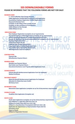 Sss Application Paper SSS Downloadable Forms Overview | PDF | Payments | Business