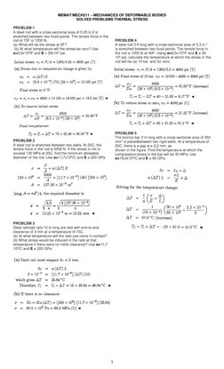 Solved Problems on Thermal Stress | PDF