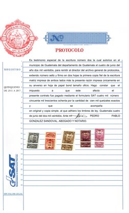 Es  testimonio  especial  de  la  escritura  número  dos  la  cual  autorice  en  el
municipio de Guatemala del departamento