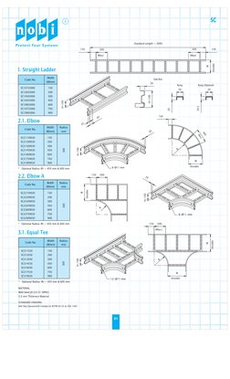 Cable Rack Slw Cable Tray Ladder SC/SLW Type NOBI Series | PDF