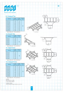 Cable Rack Slw Cable Tray Ladder SC/SLW Type NOBI Series | PDF