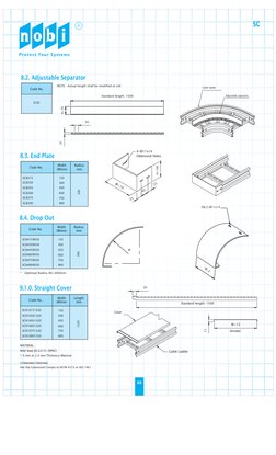 Cable Rack Slw Cable Tray Ladder SC/SLW Type NOBI Series | PDF
