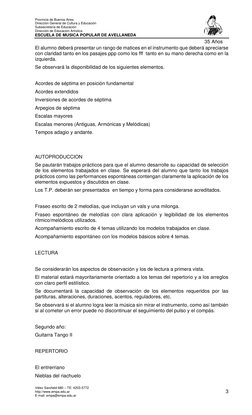 Provincia de Buenos Aires 
Dirección General de Cultura y Educación 
Subsecretaría de Educación 
Dirección de Educación Artís