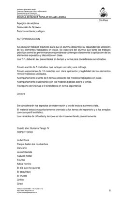 Provincia de Buenos Aires 
Dirección General de Cultura y Educación 
Subsecretaría de Educación 
Dirección de Educación Artís