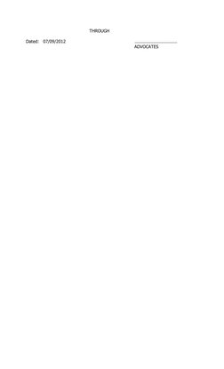 THROUGH                 
                                                                              
Dated:   07/09/201