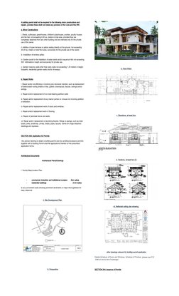 A building permit shall not be required for the following minor constructions and 
repairs, provided these shall not violate